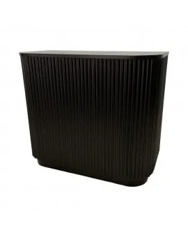 Sydney Fluted 4ft Bar Black