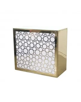 Geo Bubble 4ft Gold Frame Bar