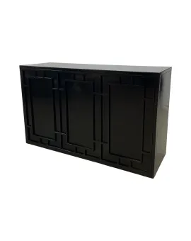Geo Window 6ft Black Frame Bar
