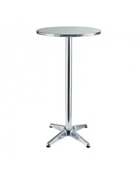 Brushed Aluminum Cruiser Laminate Top Chrome Base
